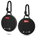 UrbanX 2 20H Vessel, Audience Playtime, for Pack Moistureproof Speaker IPX7 Compact Beach, Pool, Wireless 5 Bluetooth Speaker & Biking Sound, Stylo Punchy Clip, Series with Black with Bass, Big