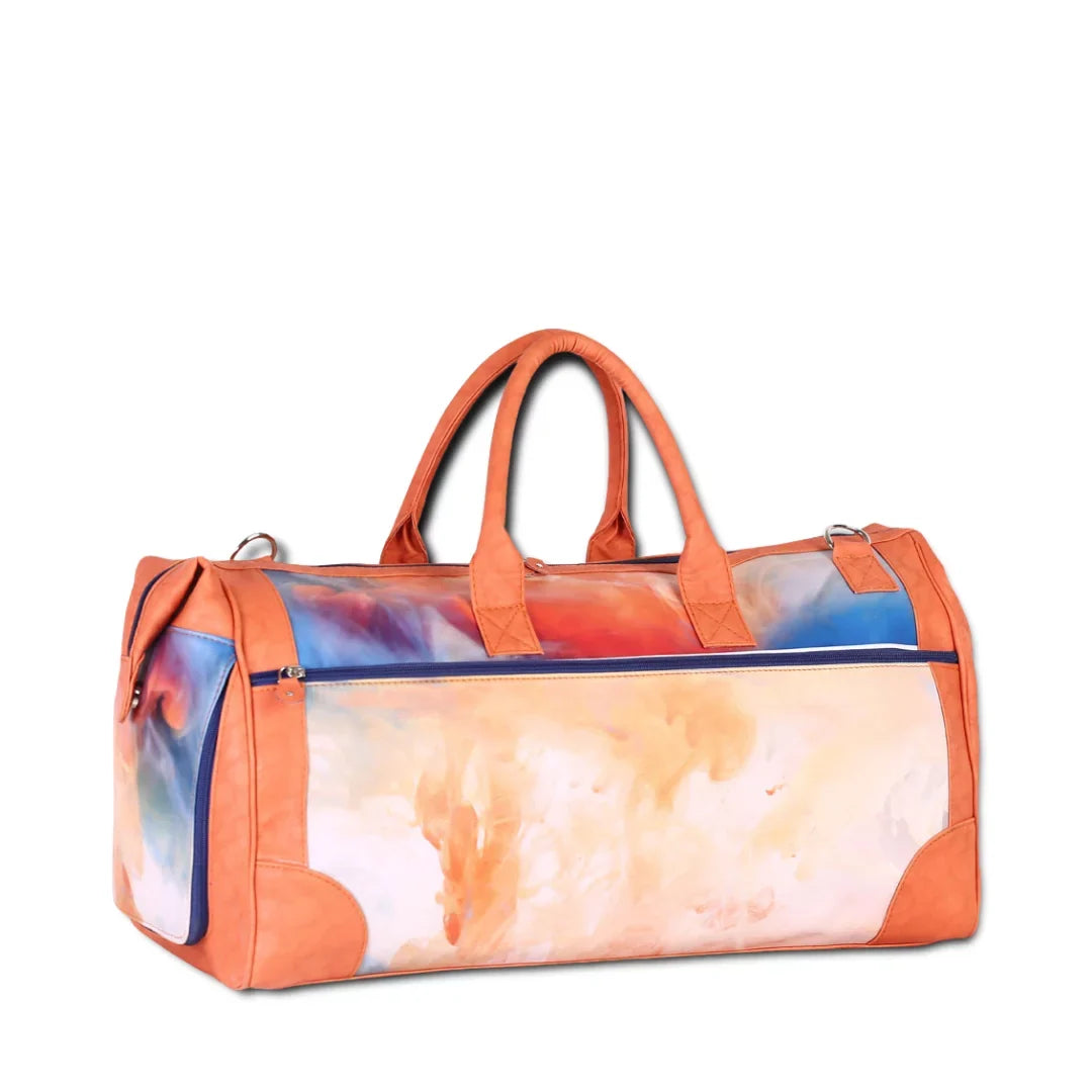 adjustable with Weekender Compartment Large Travel Separate Shoe Wave strap Orange bag Unisex The with