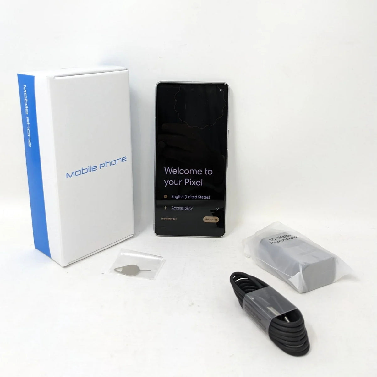 Unlocked GVU6C Snow Pre-Owned (Like Pixel Phone - 6.3" Google 7 Factory 256GB 8GB 50 New)