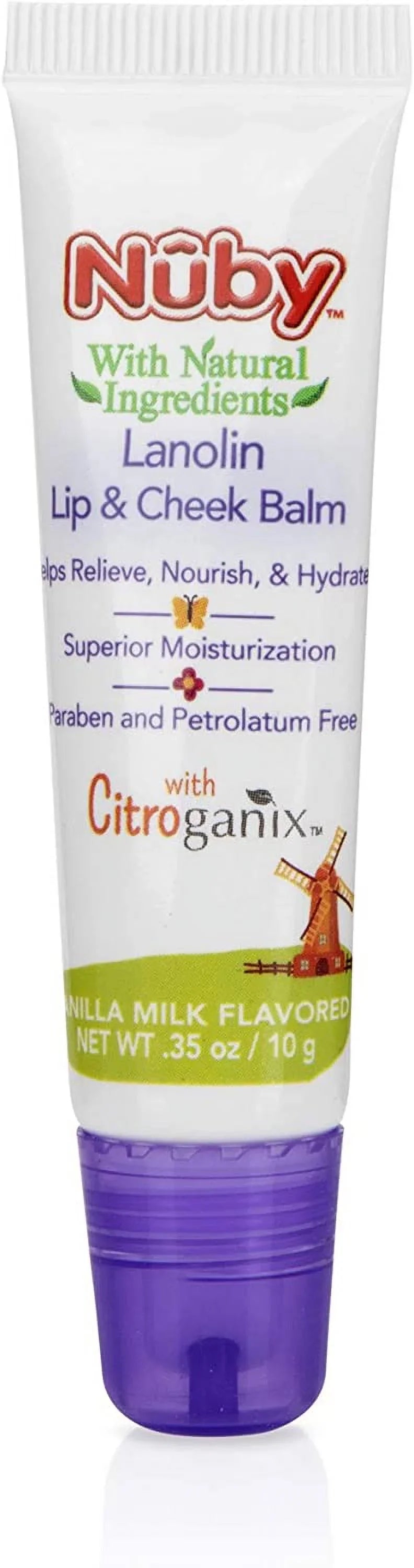 Lanolin Milk Cheek Citroganix, Balm Baby, Talbot's Flavor, Vanilla Nuby, Naturally & Dr. Pack Inspired with Lip for 4