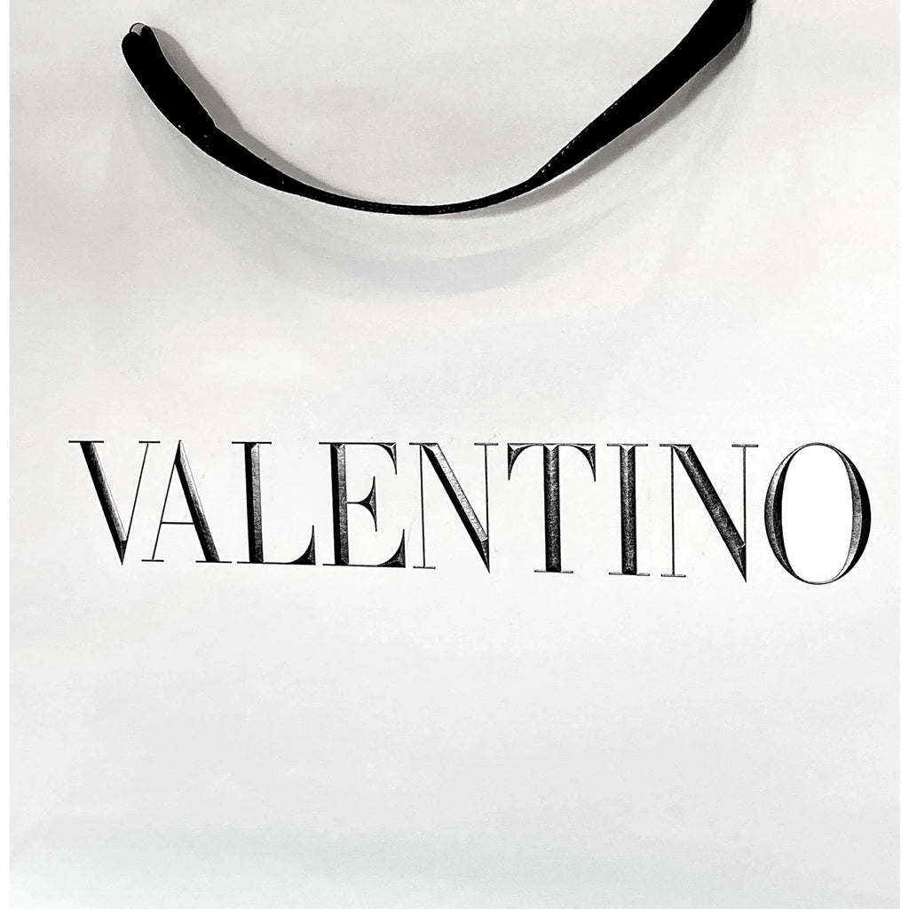 Designer Packaging Large Gift Paper White Logo Valentino Bag Shopping