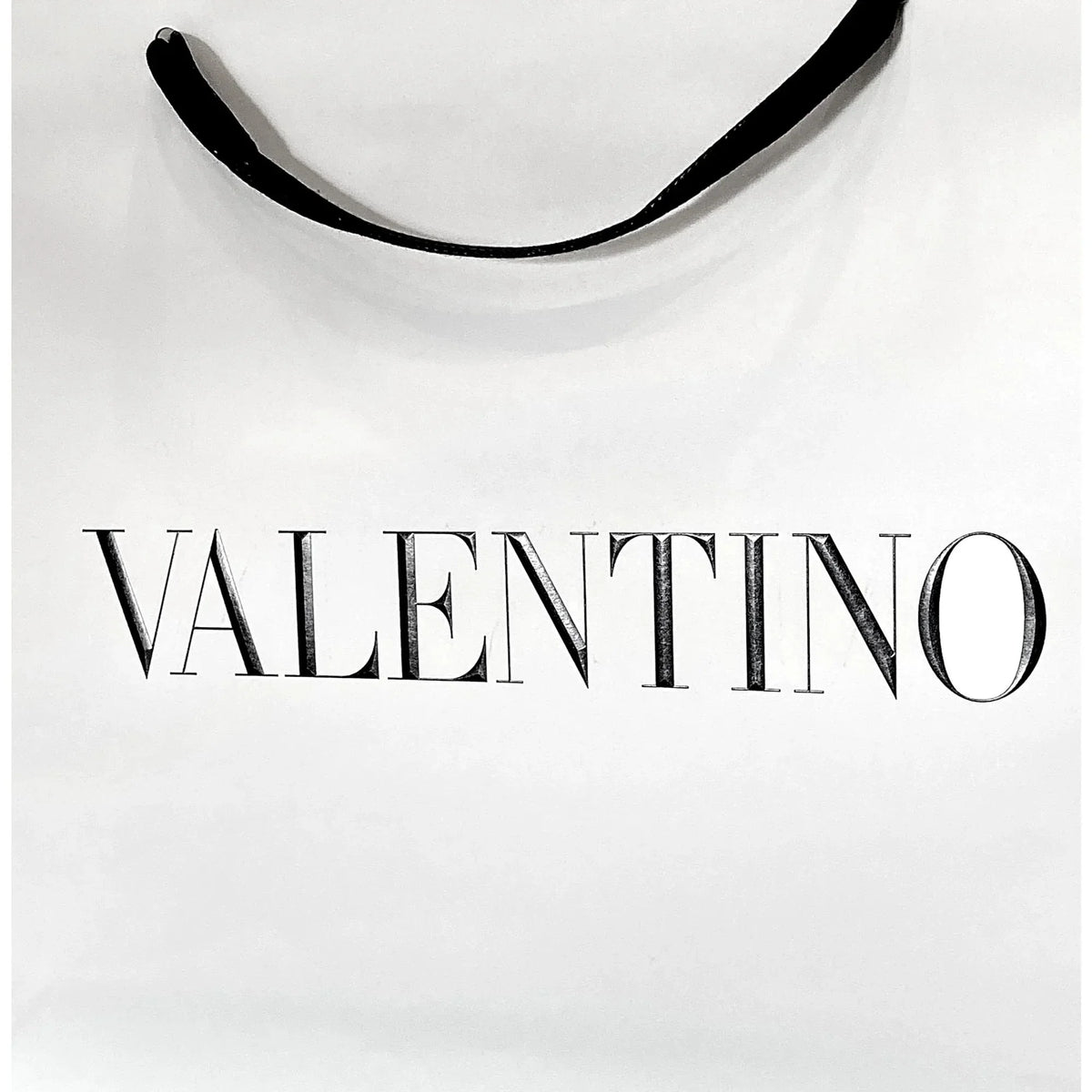 Designer Packaging Large Gift Paper White Logo Valentino Bag Shopping