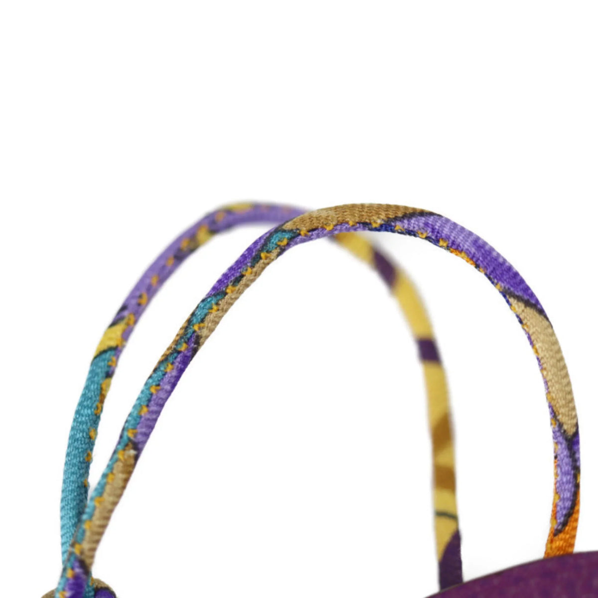 Petite Charm H Vaux Taurillon Bag (Good) Clemence Purple Epsom Orange Hermes Pre-Owned Elephant