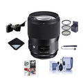 Software Kit, Lens Black, f/1.8 ProOptic for Bundle 135mm Wrap, E, 82mm Kit, Tether, Kit Sony Lens Filter Lens Lens with Cleaning Flex Shade, Cap