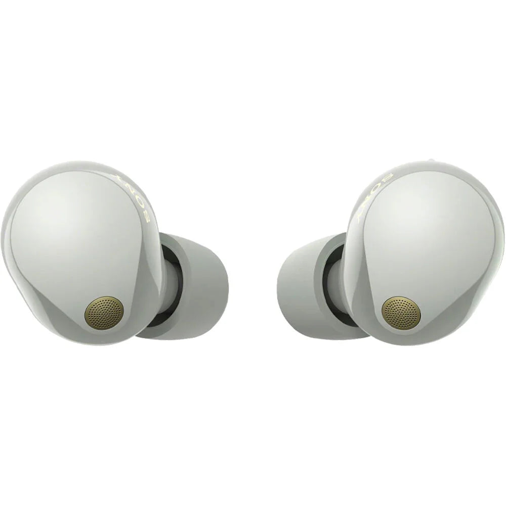 '-C Canceling (Black), Bundle Noise Case Enhanced -A Sony Wireless to -1000XM5 Memory Foam Cable Industry Tips, 1 Pack (Silver) with Silicone Ear Earbuds Protection & Leading Truly