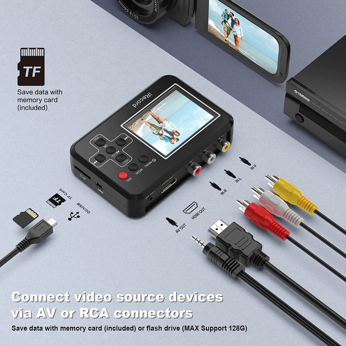 Hi8, to Converter, from to Tapes, Capture , to Box Video Digital Camcorder, Digital , Converter Video