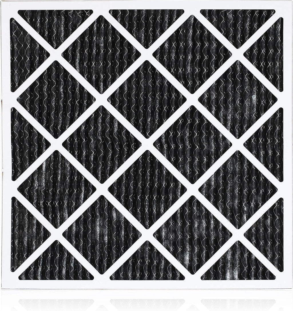 Carbon Odor Pleated Eliminator Filters 24x25x1 Filterbuy with Furnace Activated 8 (1-Pack) Air