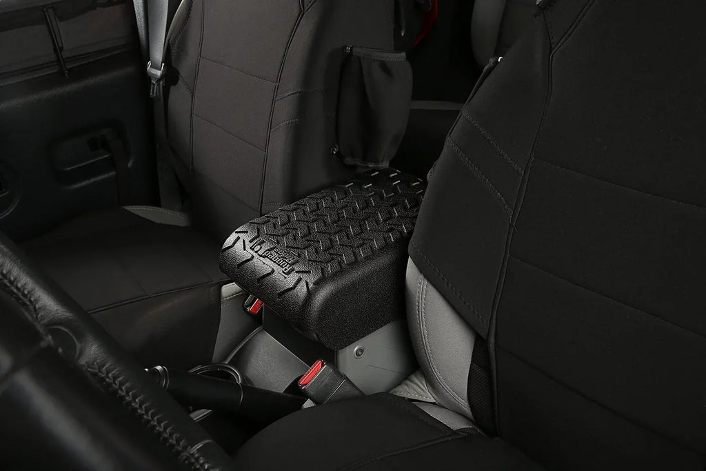 Shield, 13107.40 Jeep Console Wrangler Rugged Center Ridge Black; 07-10
