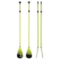3 Piece - Lime Fiberglass Paddle,
