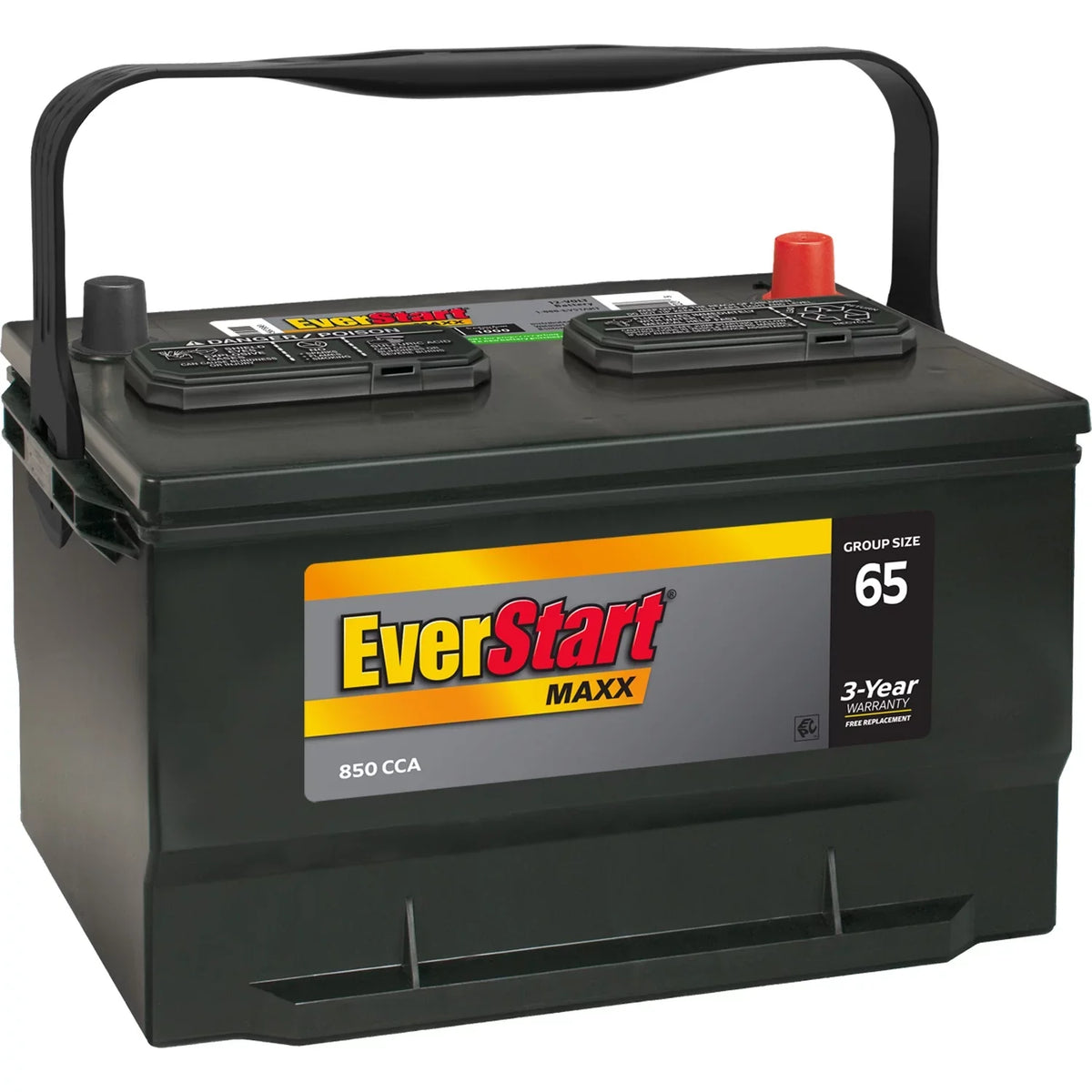 850 Volt Maxx 65 Size Acid Automotive 12 EverStart Group Lead Battery,