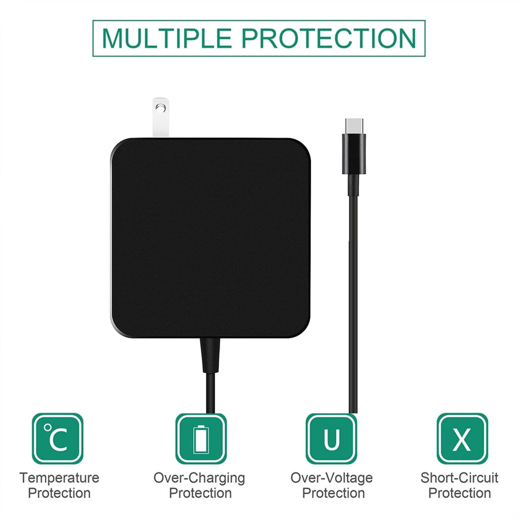 T470 for Type-C Power Adapter K- T470s Charger 65W x270 P51s T570 Replacement Lenovo