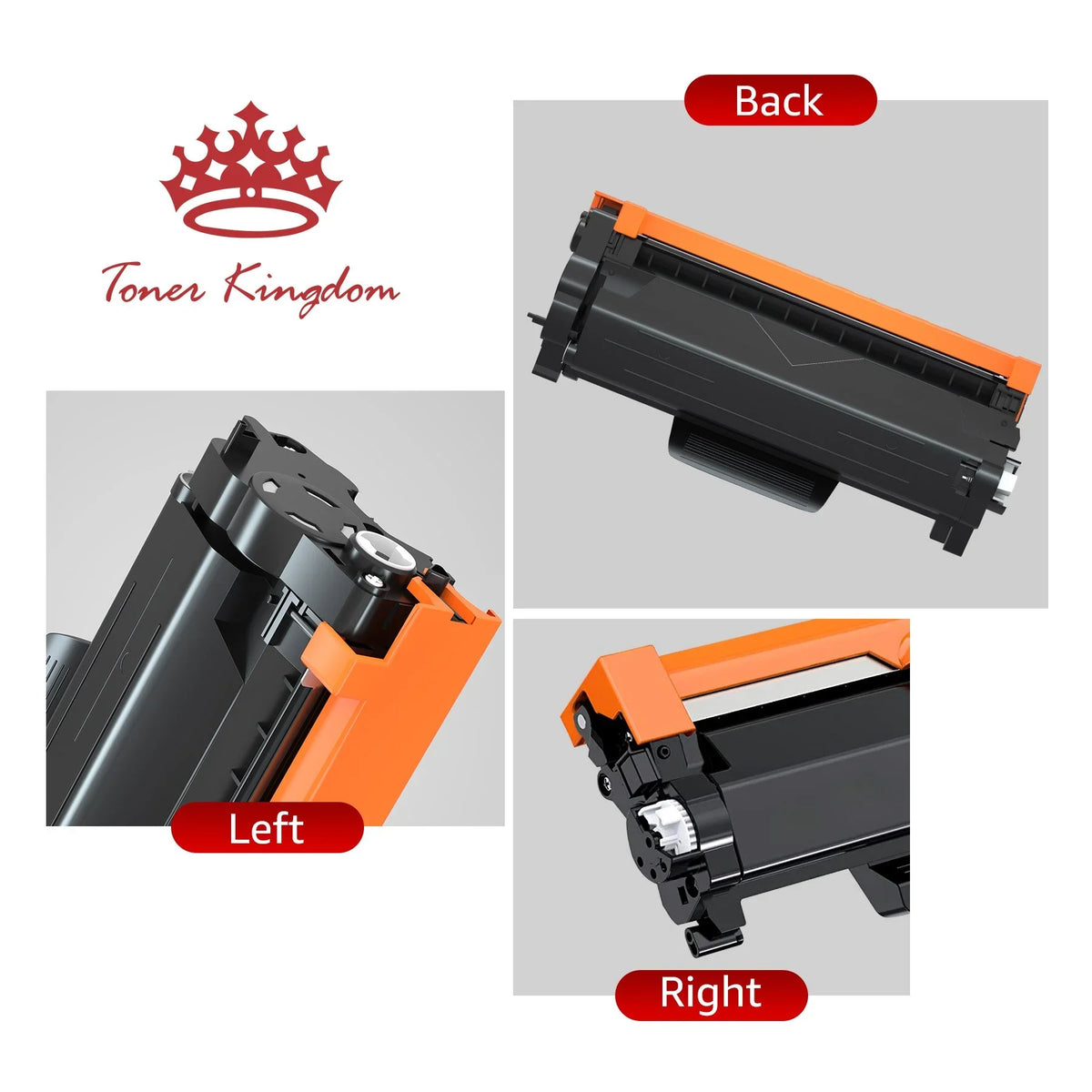 '-L5900DW Kingdom Printers, Toner with [4x | -L6200DWT Toner&Drum -820 -L5800DW Toner Sold Drum]Fits by -L5500DN Replacement Use -850 -L6200DW Cartridge + 2x black, -L5900DW