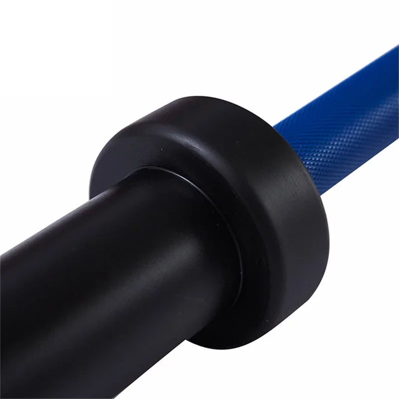 Lifting Solid Chrome Power Barbells Olympic Blue Barbell Bar Lifting Hard Chrome Weights