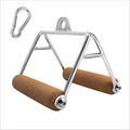 Gym Machine Ymam.Light Home Row Cable Non-Slip For Natural D Grip Handle, V Handles Tight Cork Handle Row Pulldown Handles, Attachment Double