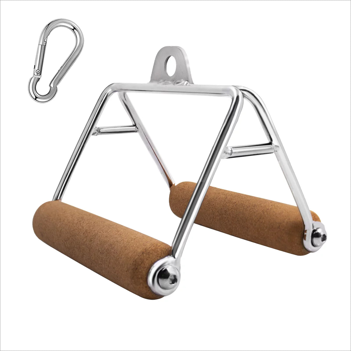 Gym Machine Ymam.Light Home Row Cable Non-Slip For Natural D Grip Handle, V Handles Tight Cork Handle Row Pulldown Handles, Attachment Double