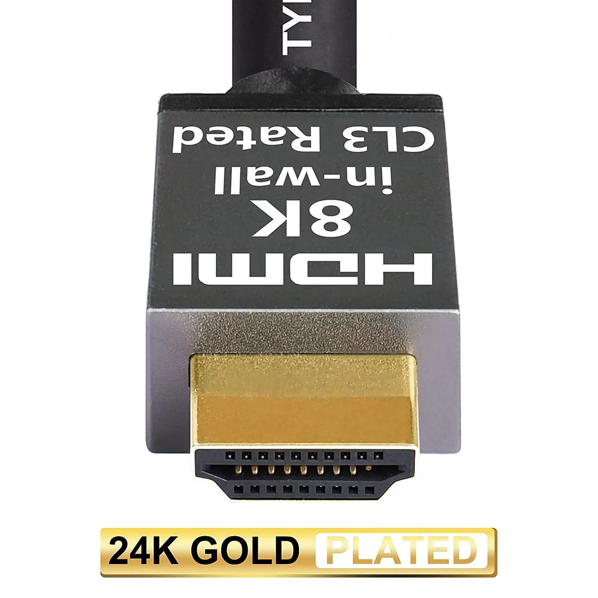 Feet High Rated Ultra Fits 2.2 in 15 eARC 8K Cable 4K120Hz Wall 2.1 Speed 2.3 8K60Hz CL3