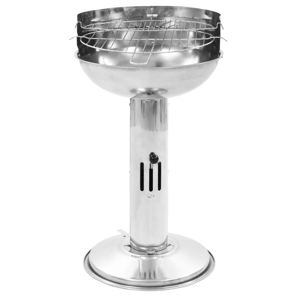 Stainless Buyweek Pedestal Grill Charcoal Steel