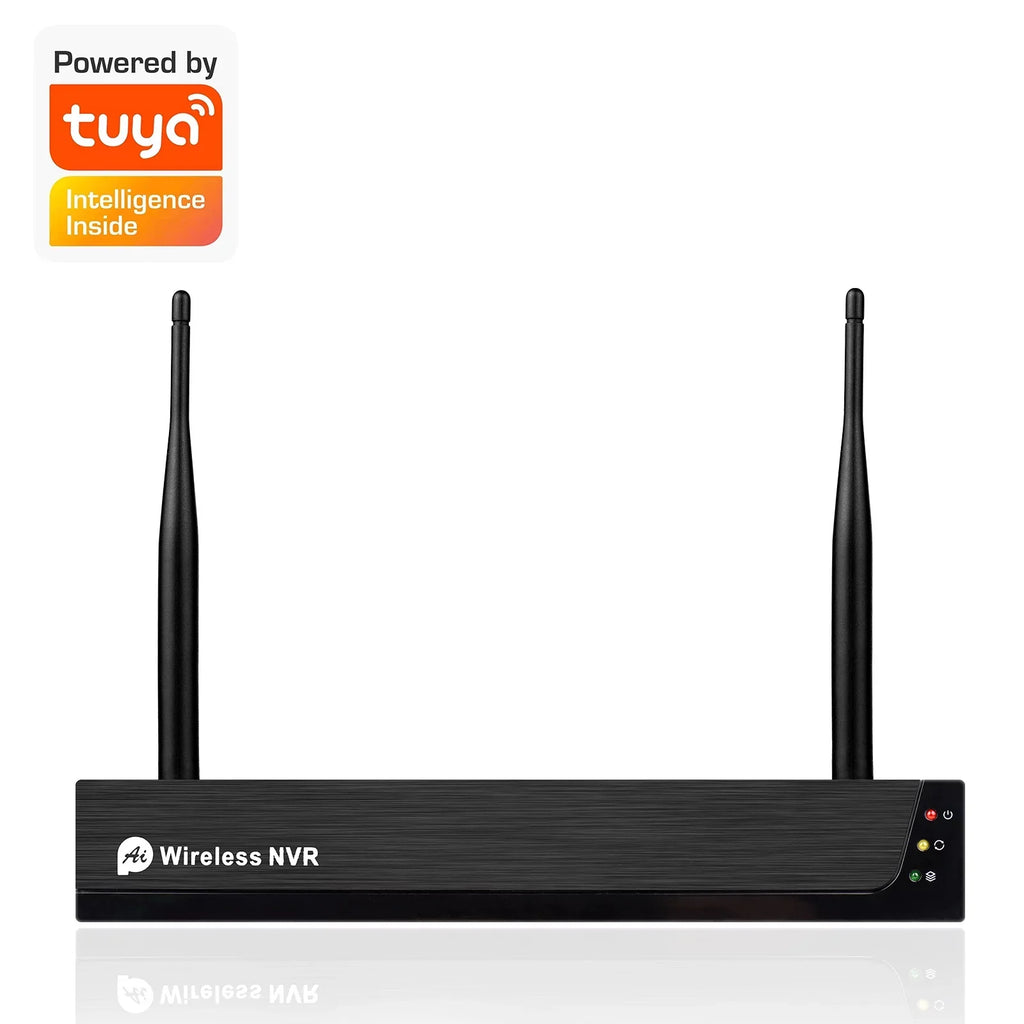 App Remote Cameras 1080P System, 2.0MP 1080P Access, Vision, 1080P + Alert, No 8PCS Camera with Indoor 8CH Drive Night Outdoor Hard Wireless 8Channel Smart Tuya Motion