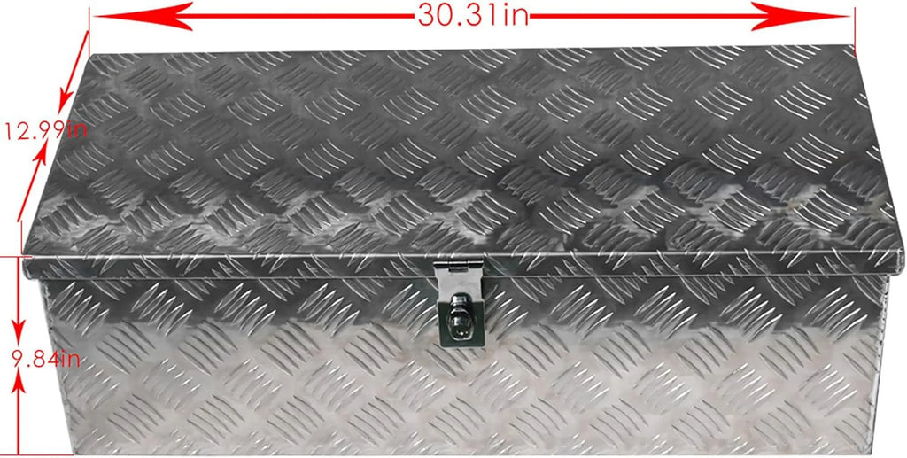 Handling Aluminum Tools Climatic Trailer Duty Underbody Tool w/Lock Truck Up Sliver Organizer Diamond Heavy Storage Tongue Box Tread Defensive Flatbed 30 Pick