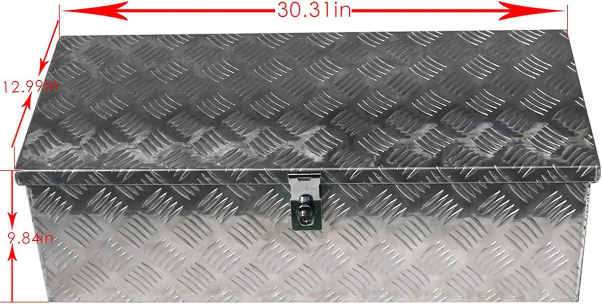Handling Aluminum Tools Climatic Trailer Duty Underbody Tool w/Lock Truck Up Sliver Organizer Diamond Heavy Storage Tongue Box Tread Defensive Flatbed 30 Pick