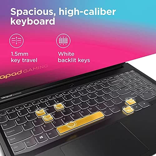 Shadow Ryzen 11, Backlit WiFi, 5-5600H, 120Hz Laptop, 3050 IdeaPad Ti Gaming , Bluetooth, 32GB Black Keyboard, Windows GDDR6, 1TB 3 Gaming 4GB 15.6" Lenovo Webcam,