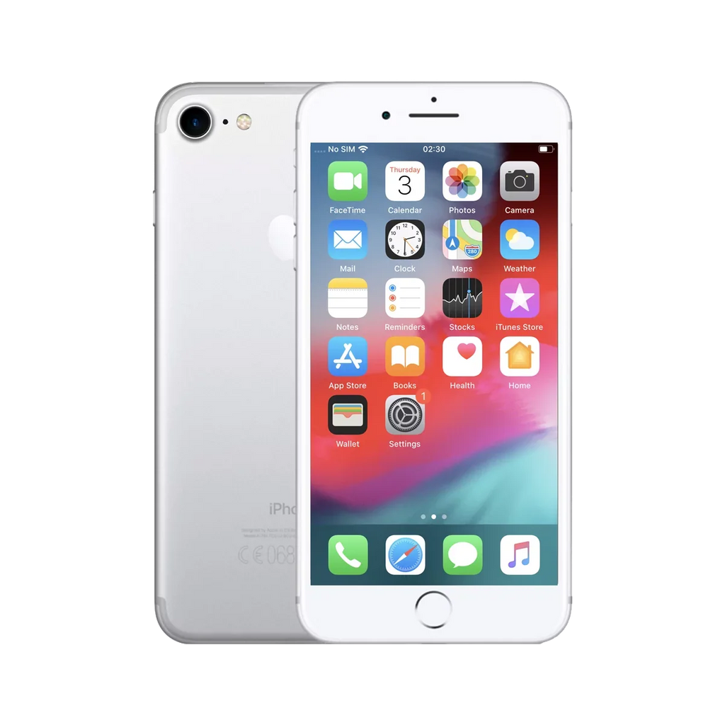 Silver Unlocked 32GB iPhone (Fair) - - Carrier Apple 7 Pre-Owned