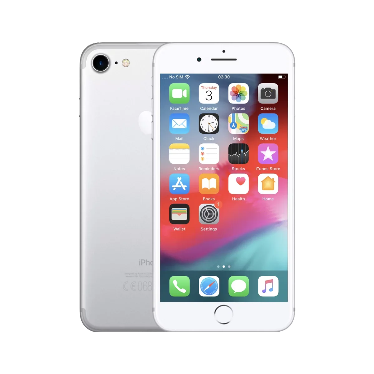 Silver Unlocked 32GB iPhone (Fair) - - Carrier Apple 7 Pre-Owned