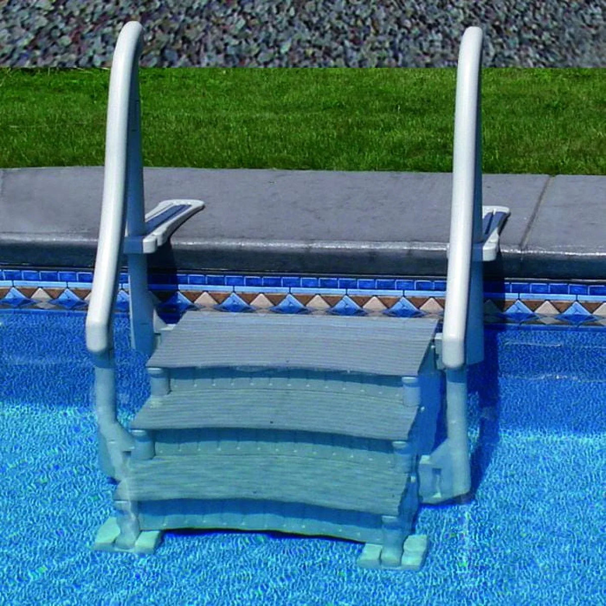In-Ground Curve System Pools Step Swimming for Confer