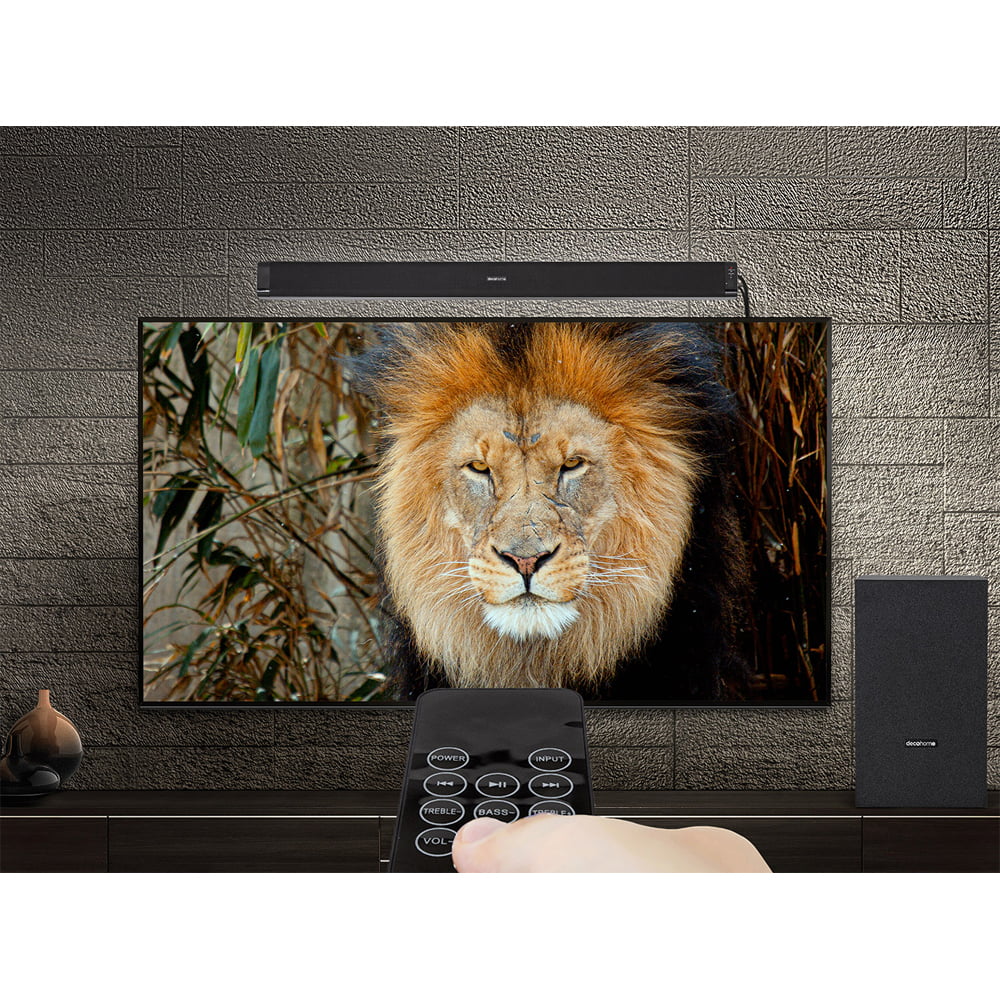 with 2020 4K Sound Smart Bundle 6-Outlet Bar 2020 Array Surge Subwoofer, Cleaner with Full XBR55X900H and Deco Gear Screen Sony Adapter, Mount, 55-inch Wall Essentials