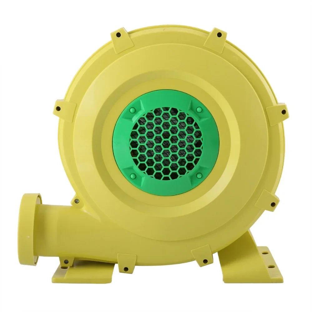Outdoor Green for Slides, 450W Yellow Bounce Air - Safe, Moisture Fan Pump Castle, and Portable Blower, Inflatable Indoor