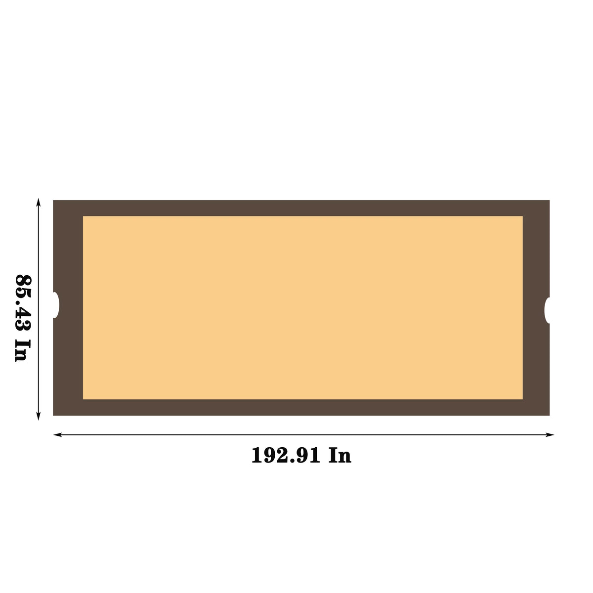Ft Replacement for Shield Universal Outdoor Pergola Structure Canopy Curved 12x9