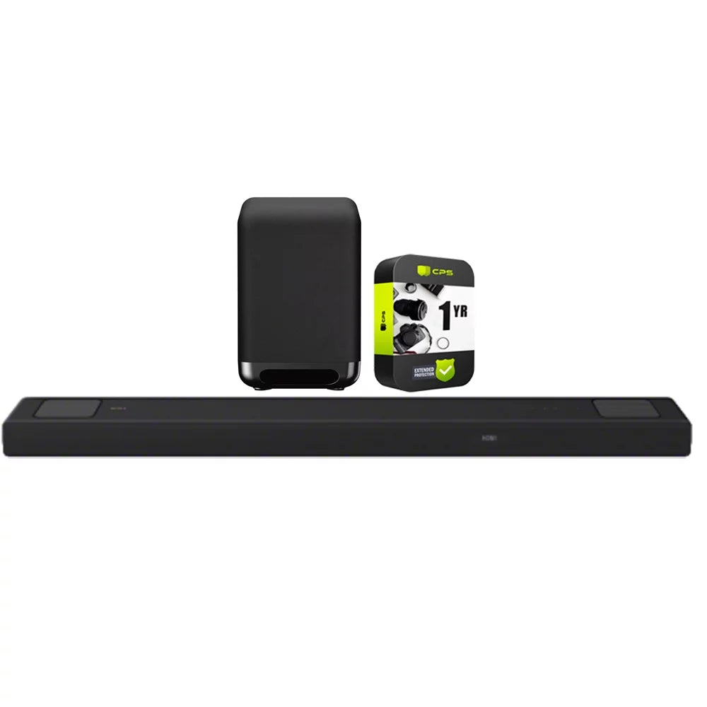 Bundle Wireless Soundbars HTA5000 300W 7.1" Sony Dolby 1 Soundbar Atmos Sony with 5.1.2ch and Subwoofer -A9/A7000 for 450W