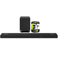 Bundle Wireless Soundbars HTA5000 300W 7.1" Sony Dolby 1 Soundbar Atmos Sony with 5.1.2ch and Subwoofer -A9/A7000 for 450W