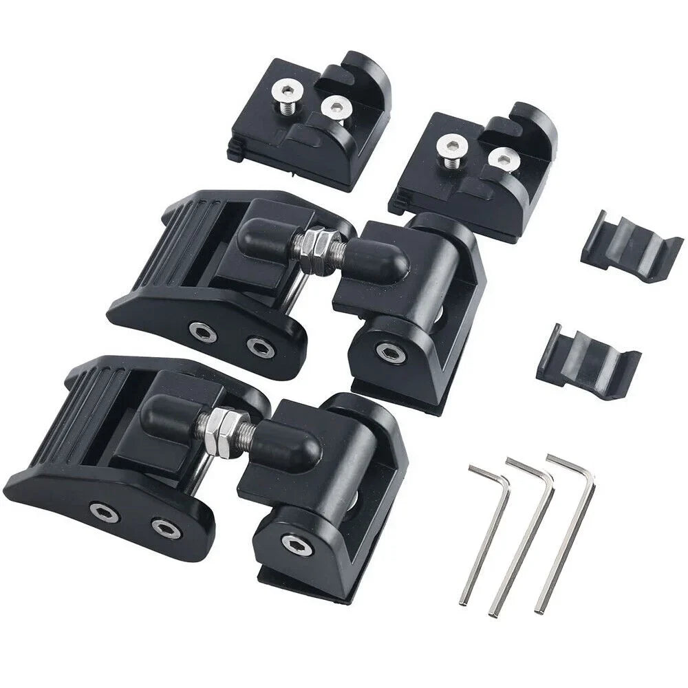 Durable 07-18 Lock Catch - Latch JahyElec Your Hood Secure Black for Jeep Adventures Wrangler Off-Road