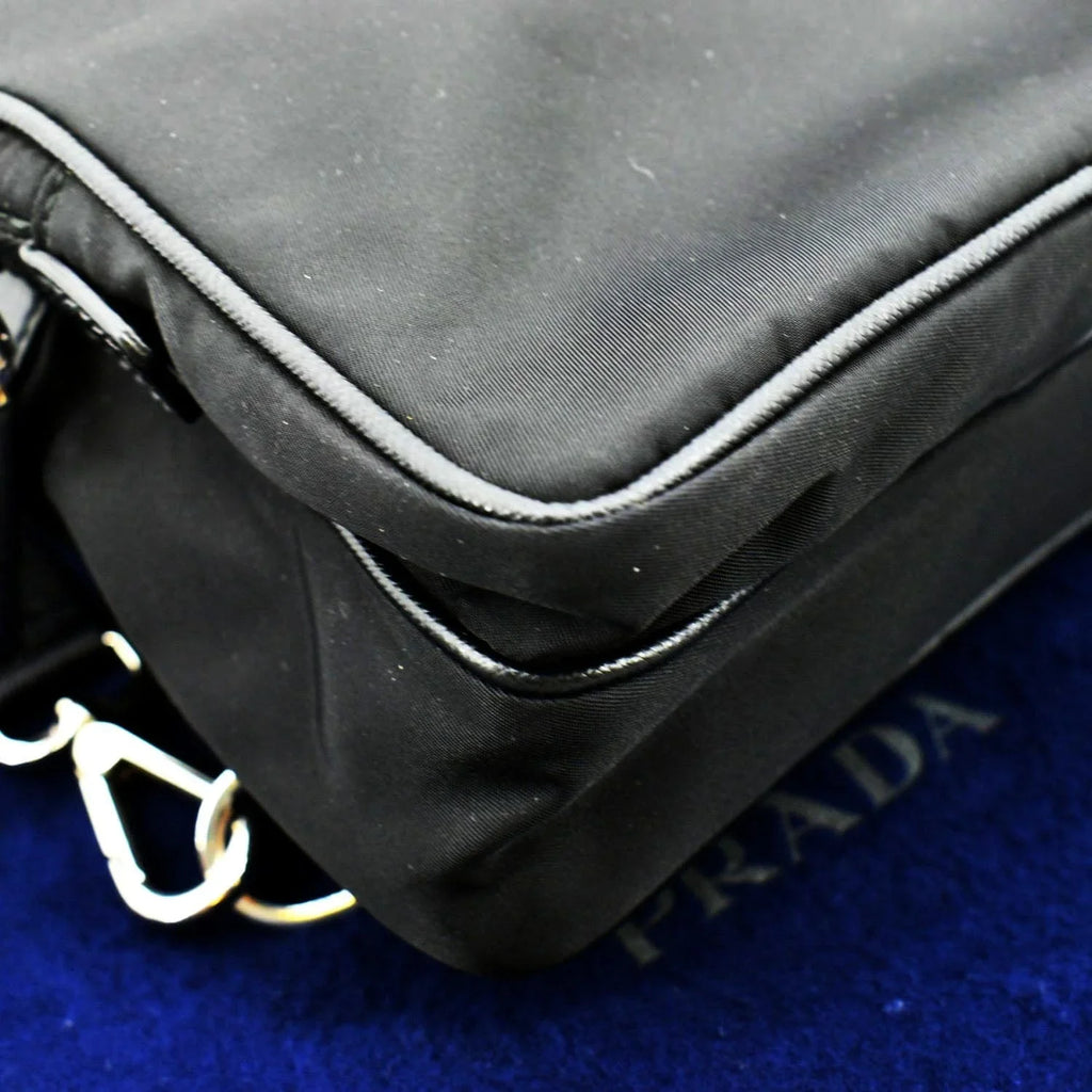 Backpack Nylon Bag 2vz026 Pre-owned Black