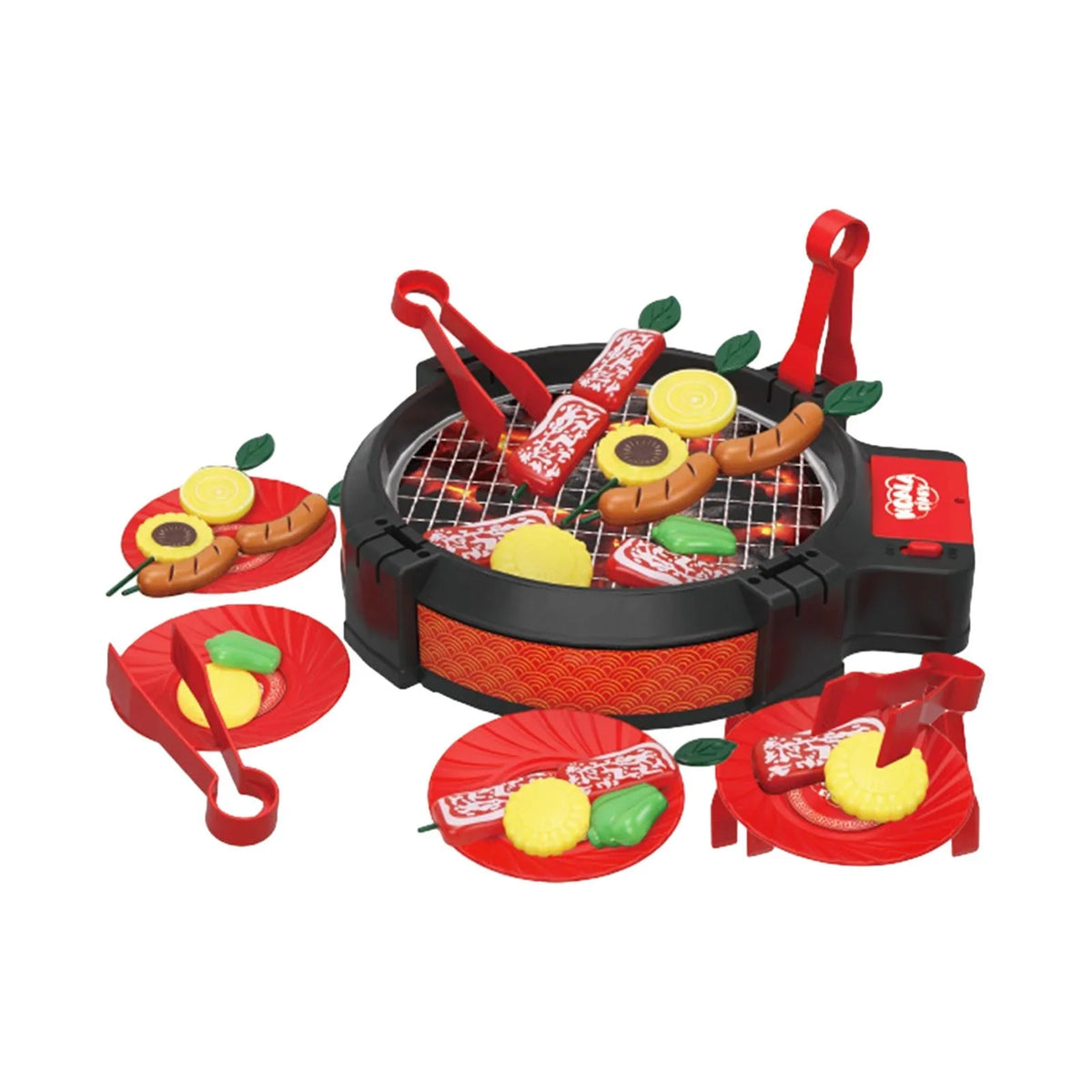 Kitchen Boys 27 Playset Toy Grill Kids for Barbecue Pieces shamjina Cooking Girls