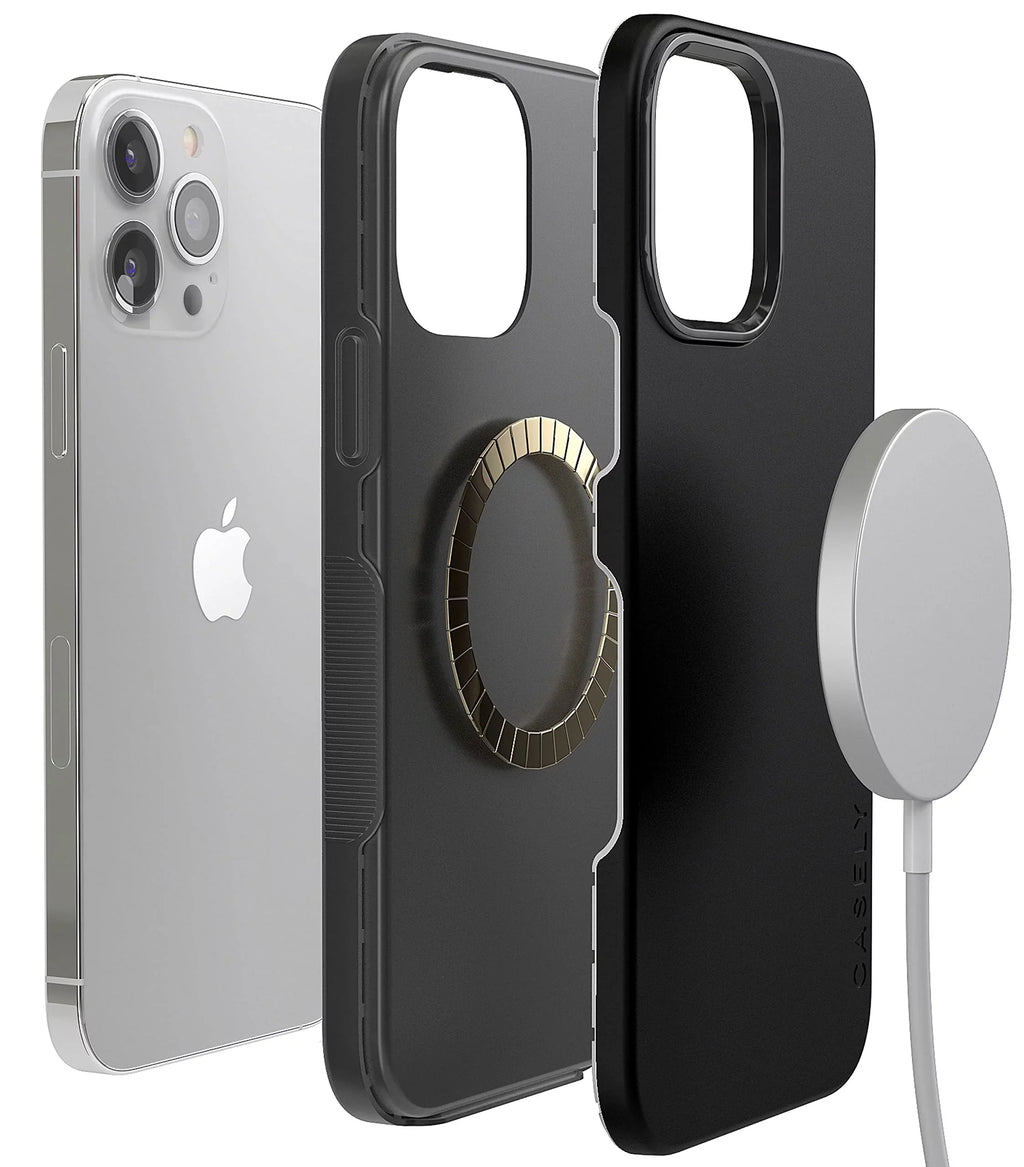 Pro Casely | with Phone with Fits iPhone 13 Max on Black Pro 13 Case Max Only MagSafe | iPhone Black Fits |