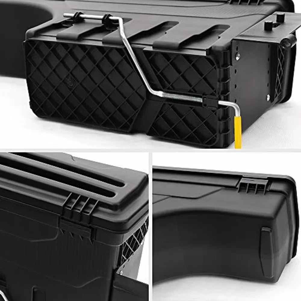 Tacoma Bed Side Truck Fit for Box Black Toyota 2005-2020 Toolbox Left Driver Storage PIT66
