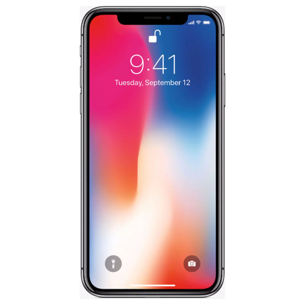 iPhone X Unlocked ), Gray Apple Restored (, Space Not (Refurbished) 256GB