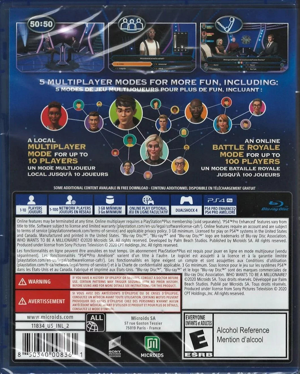 (Brand Be New Who A Millionaire Version) to PS4 Wants Sealed Factory PlayStat-0850340008361