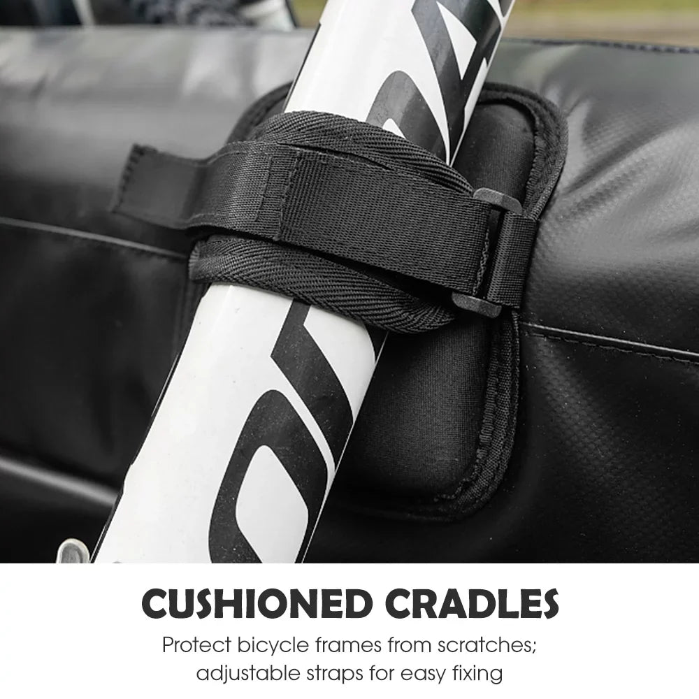 Adventures Carry Bikes Tailgate Roading for Pad Strap Bike with Truck Perfect Protection Pad Pickup Securely Your Tailgate Fixing and Off