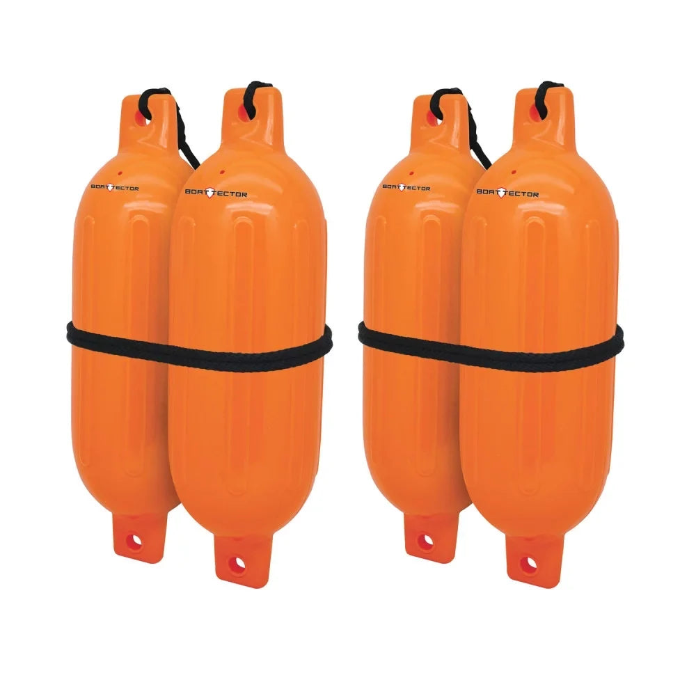 Neon Extreme Value 4.5" x VesselTector - Max 16", Fender Orange 3006.7626 Inflatable 4-Pack