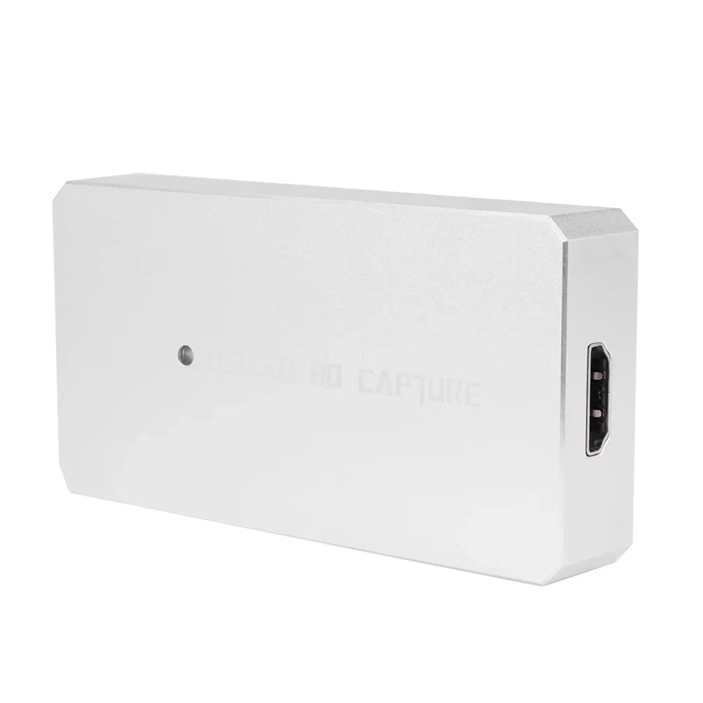 Silver for Live PS3 Plug Converter ezcap287P Card Video Capture One Streaming Play Game Recorder and U 3.0 1080P