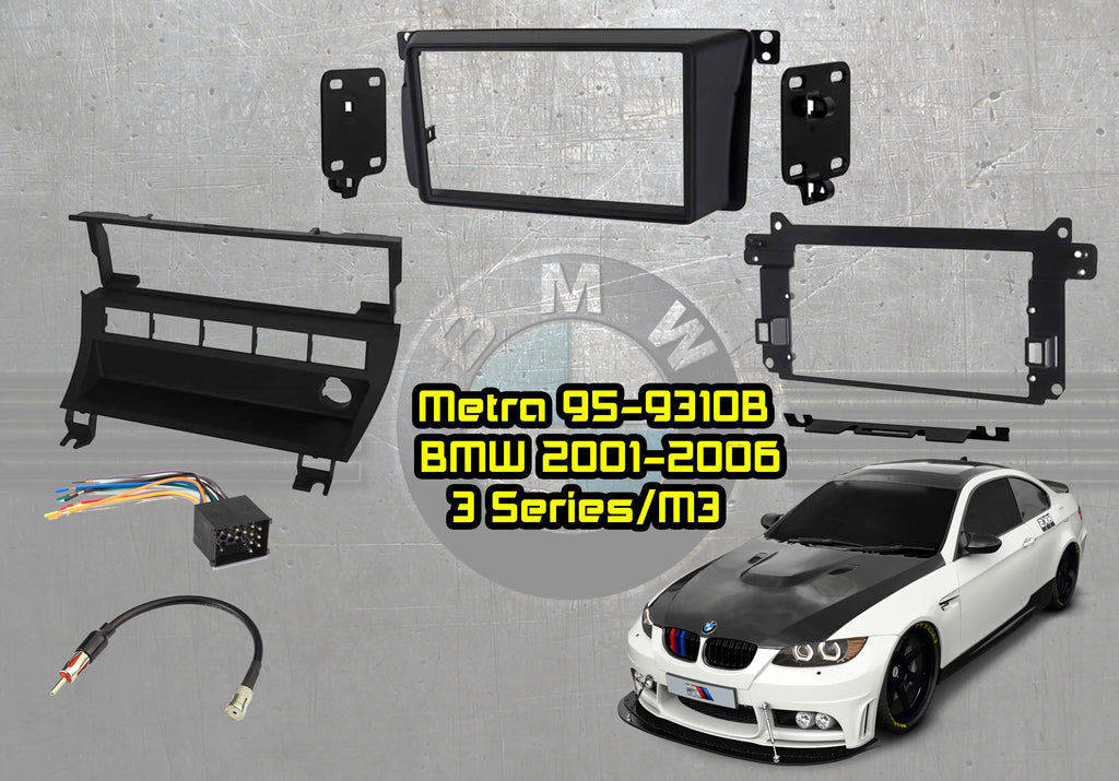 70-8590 Metra Wiring Vehicle 5-Switch Dash Double Antenna 3-Series Metra Harness with Installation Adapter 99-06 40-VW10 with Kit 95-9310B Metra Panel and