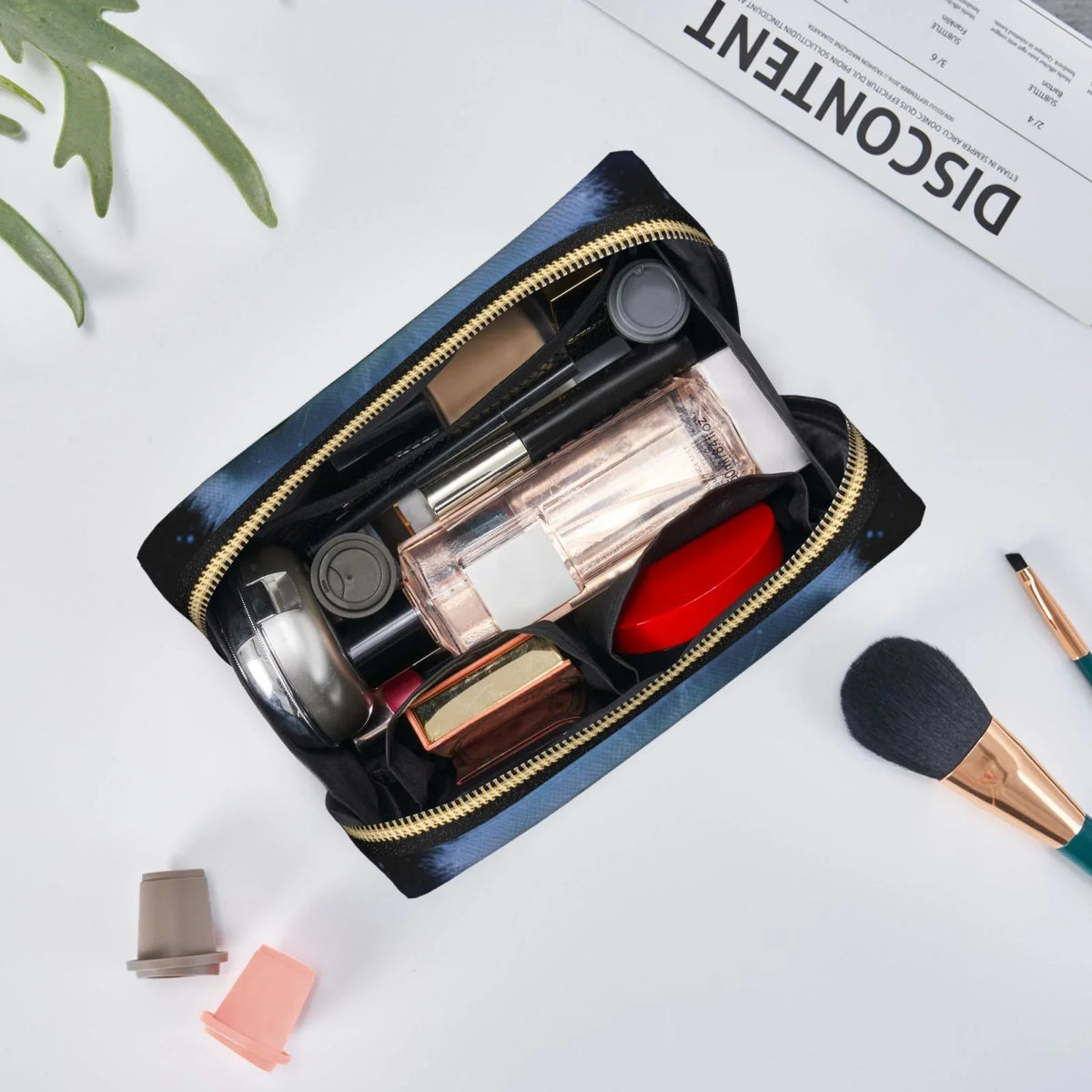 Bag Organizer Pouch The Christmas Toiletry Storage Gift Bag Cosmetic Makeup Portable Grinch Purse Travel Leather