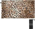 Towel Leopard Print 30”X60” Shower Thin Bestwell Microfiber Pool Towel, Towel Oversized Dry Lightweight Sand Quick Yoga Swim Blanket, Multipurpose Bath Towel Free Beach