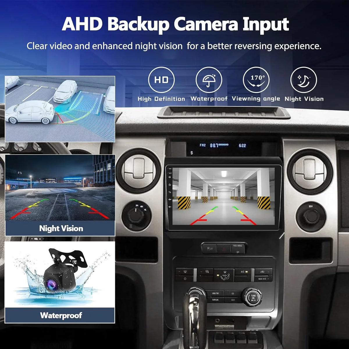 with Ford 2011 for Raptor Stereo 2009 Radio, 2010 Navigation /WiFi Car Android Auto Car CarPlay Touchscreen F150 Wireless with 9” Radio Camera& 11 Backup Bluetooth Android 2012