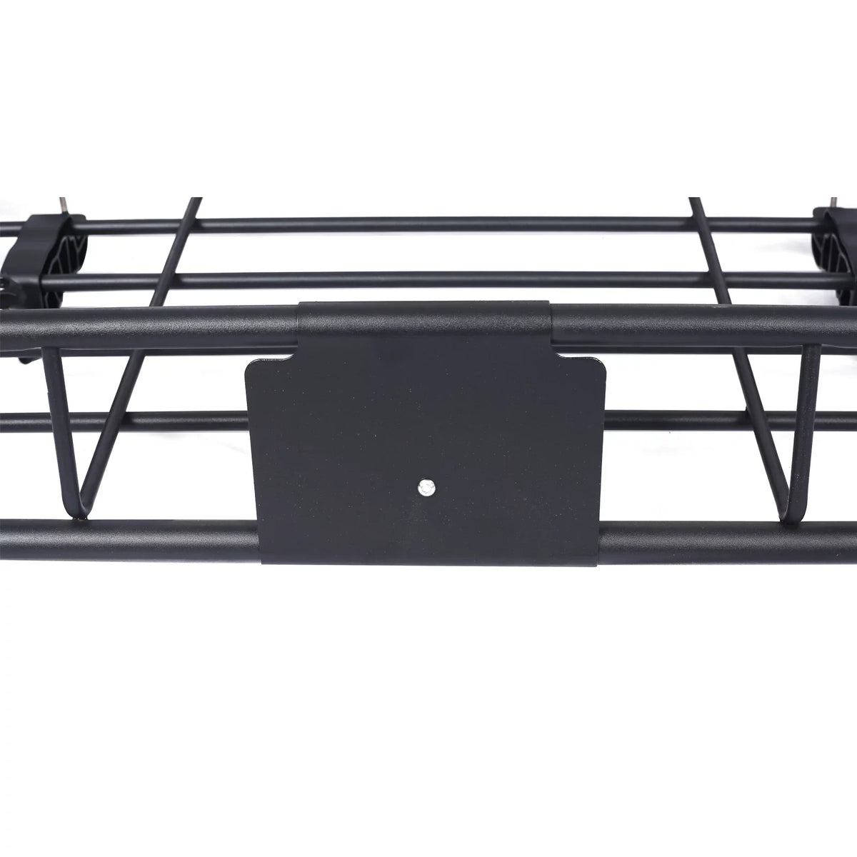 Black Steel Roof Mount Steel Carrier Rooftop Top Cargo 43" Basket Universal Fit Climaticproof Heavy-Duty Rack -