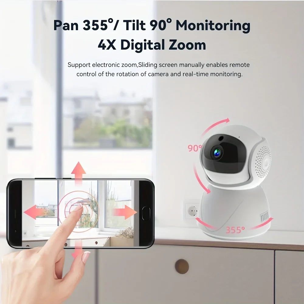 Wireless Baby Smart Camera Surveillance Tracking Monitor Camera Security Auto Protector