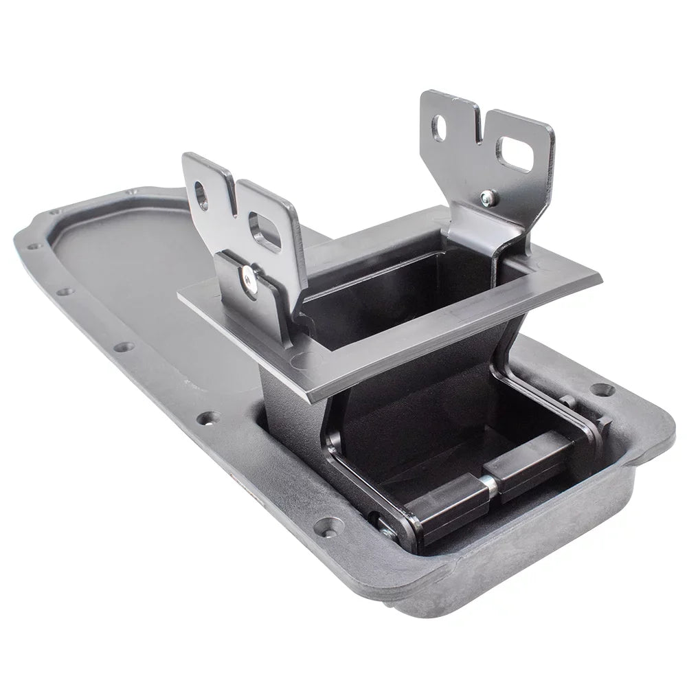 Truck Pickup Hinges Fits with Base 10047A20 Console Center Ranger Repair 04-11 Replacement Kit & Full Armrest Brock Black 3L5Z